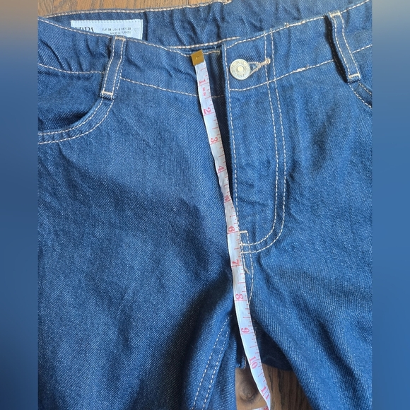 Zara Relaxed Indigo Jeans Size 6 - Picture 5 of 7